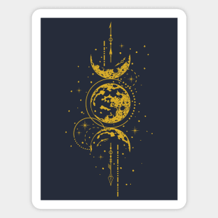 Celestial Mystical Moon Magnet